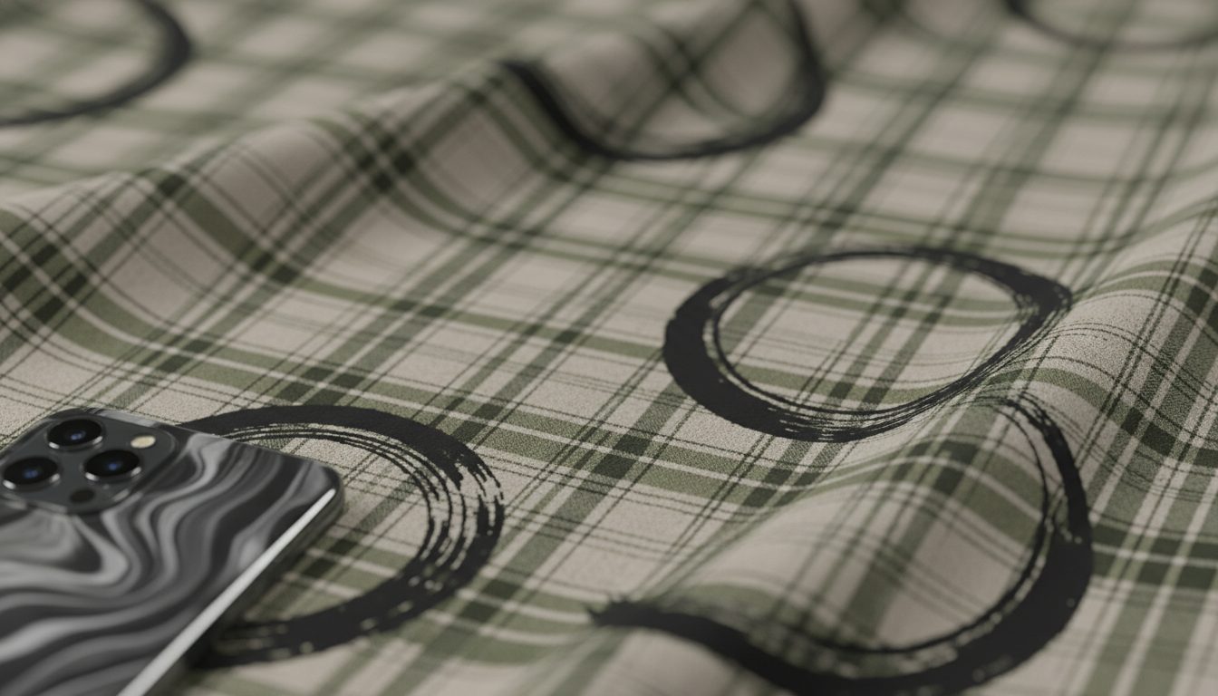 Plaid&Dot Phone Case