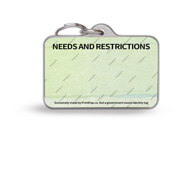 Nova Scotia License Pet ID Tag