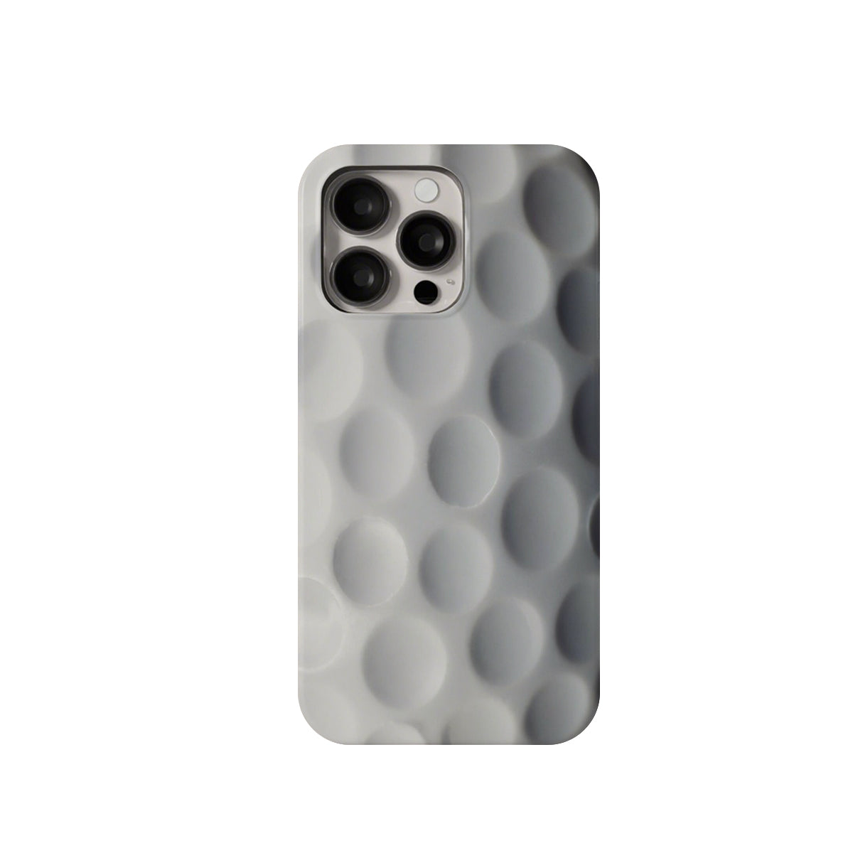 Phone case with a textured pattern on a white background