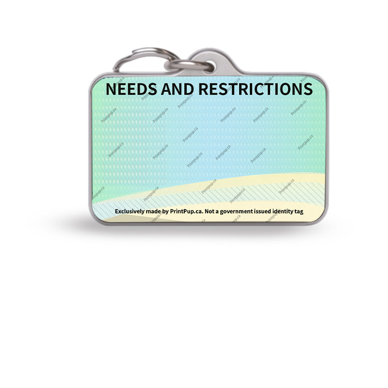 Manitoba Driver’s License Pet ID Tag