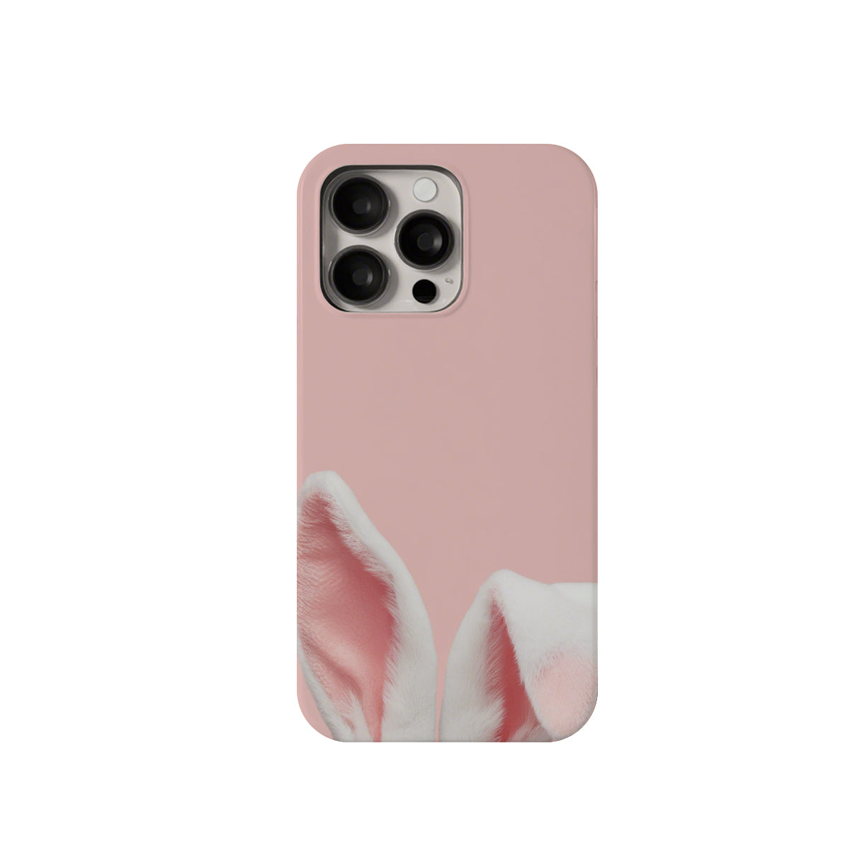 Phone case with floral design on a pink background