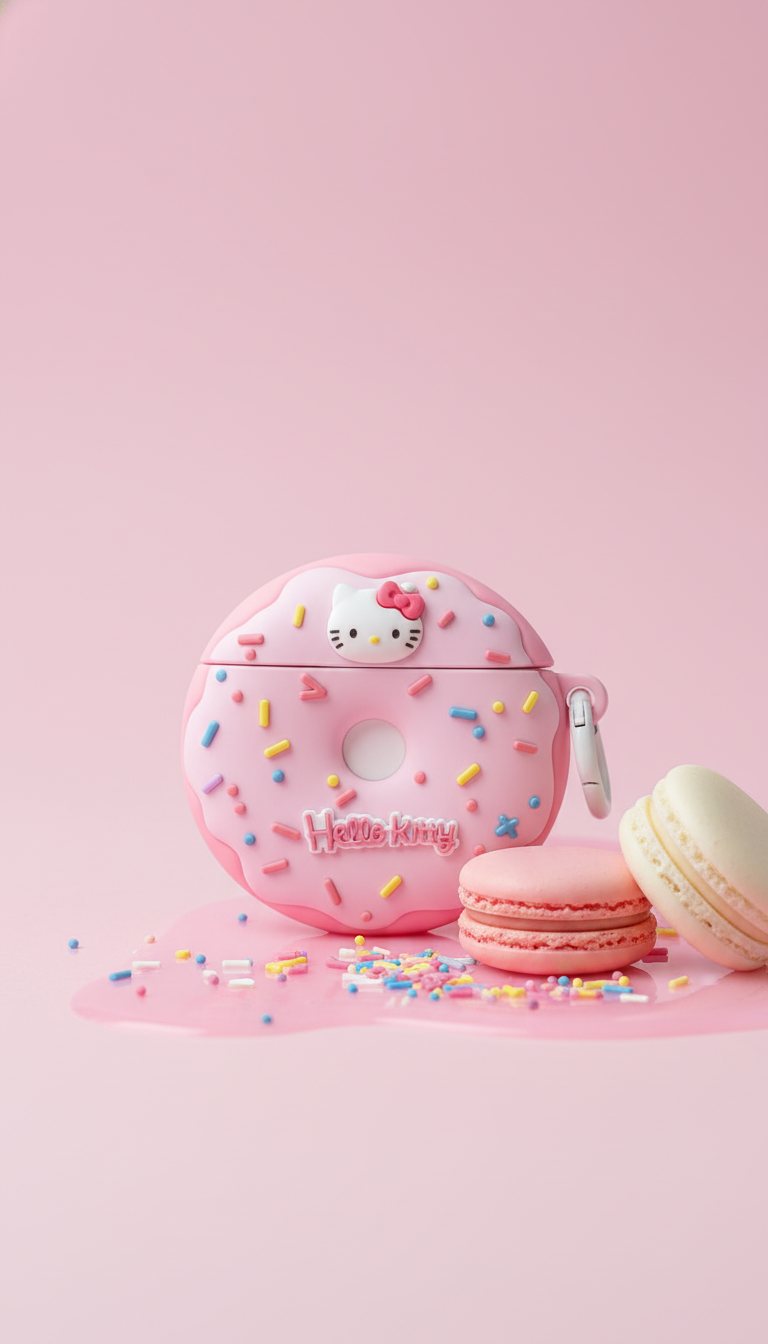 Hello Kitty Donut AirPods Case 🍩