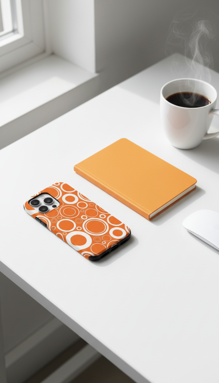 Tangerine Echo Rings